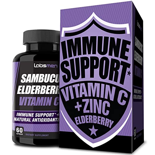 Sambucus Elderberry Zinc Vitamin C Supplement Provides Elderberry Immune Support Vitamin Zinc Vitamin C As Immune…