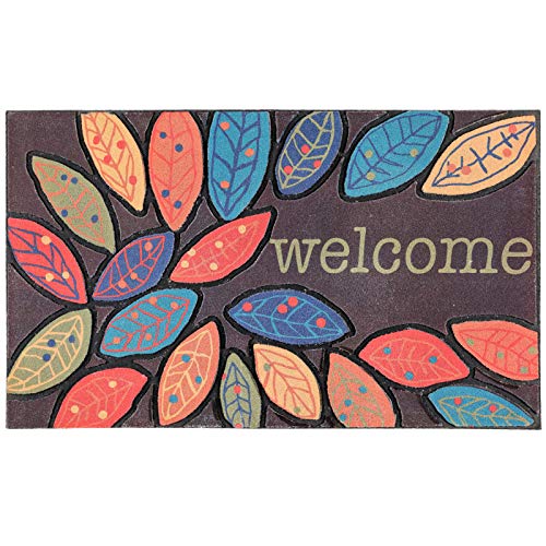 CHICHIC Door Mat Welcome Mat 17x 30 Inch Front Door Mat Outdoor for Home Entrance Outdoor Mat for Outside Entry Way…