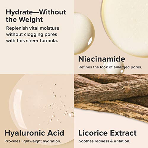 Paula's Choice CLEAR Oil-Free Moisturizer, Lightweight Face Moisturizer for Acne-Prone Skin, Pore-Minimizing Niacinamide…