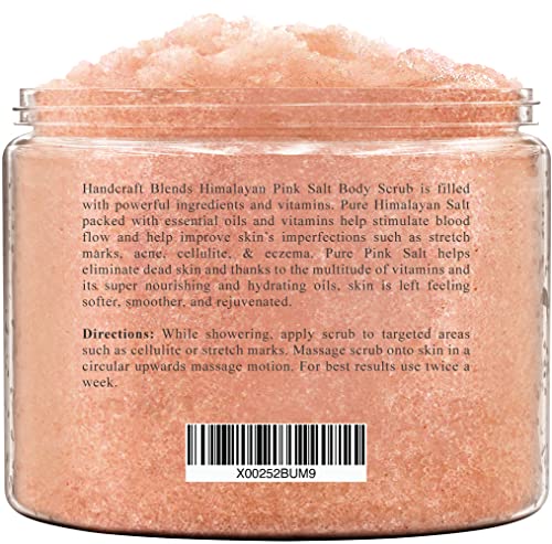 Handcraft Himalayan Body Scrub for Skin Care and Face Care 20 oz – Exfoliating Body Scrub, Face Scrub and Foot Scrub for…