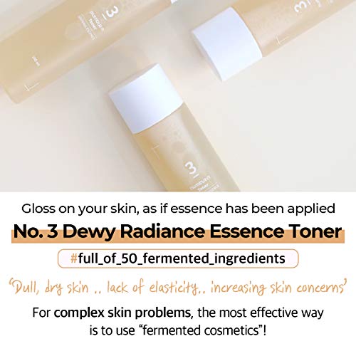 numbuzin No.3 Super Glowing Essence Toner | Fermented Ingredients, Niacinamide, Galactomyces, glowy Skin Radiance…