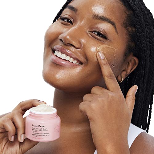 innisfree Cherry Blossom Dewy Glow Jelly Cream Face Moisturizer , 1.69 Fl Oz (Pack of 1)