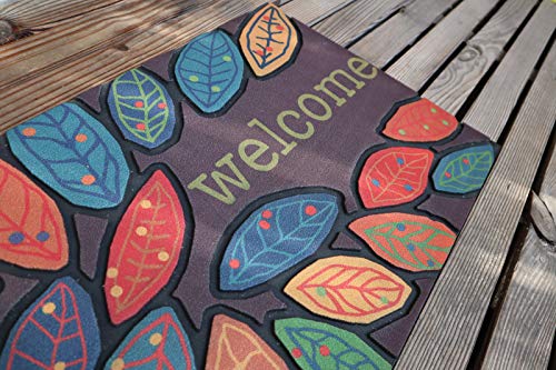 CHICHIC Door Mat Welcome Mat 17x 30 Inch Front Door Mat Outdoor for Home Entrance Outdoor Mat for Outside Entry Way…