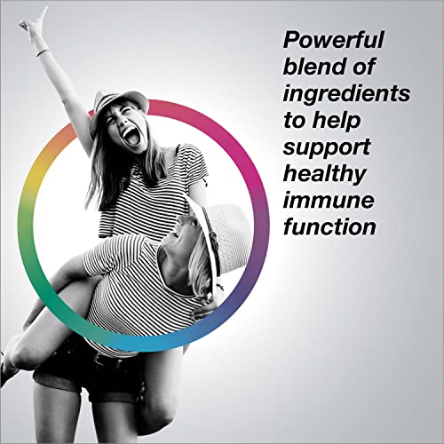Rainbow Light Immune Support, Vitamin C & Zinc, Counter Attack, Gluten Free, Vegan, Sugar-Free, 3 Targeted Blends For…