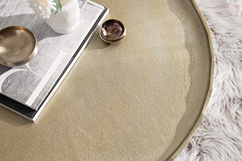 Kate and Laurel Alessia Modern Coffee Table, 25 x 25 x 15, Gold, Metal Coffee Table with Antique Detailing for Storage…