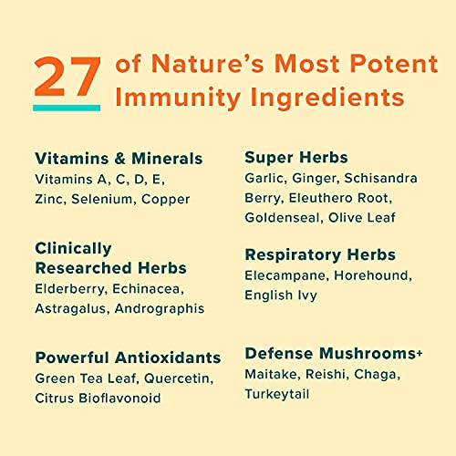 Further Food Ultimate Immune Support Vitamin C, D, E and Zinc + Natural Immunity Booster Multivitamin Herbal Supplement…