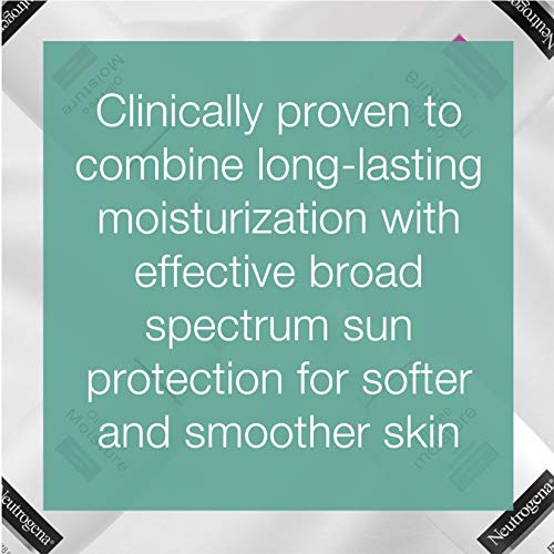 Neutrogena Oil-Free Daily Long Lasting Facial Moisturizer & Neck Cream with SPF 15 Sunscreen & Glycerin, Non-Greasy, Oil…