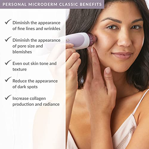 PMD Personal Microderm Classic - At-Home Microdermabrasion Machine with Kit for Face & Body - Exfoliating Crystals and Vacuum Suction for Fresh and Radiant Skin