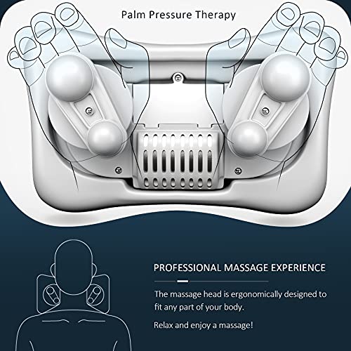 Back Massager,Neck Massager with heat, Back and Neck Massager Gifts for Grandpa, Grandma, Teacher, Nurse, Christmas…