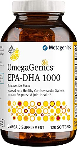 Metagenics OmegaGenics EPA-DHA 1000mg - Daily Omega 3 Fish Oil Supplement to Support Cardiovascular, Musculoskeletal and…