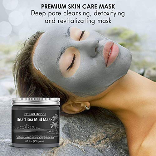 Natural Riches Dead Sea Mud Mask for Face and Body - Spa Quality Best Facial Cleansing Pore reducer for Blackhead face…