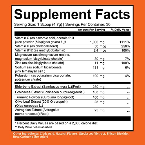 GOBIOTIX Immune Support Supplement - Immunity Defense Powder Wellness Booster - Immune Boost Vegan Superfood…