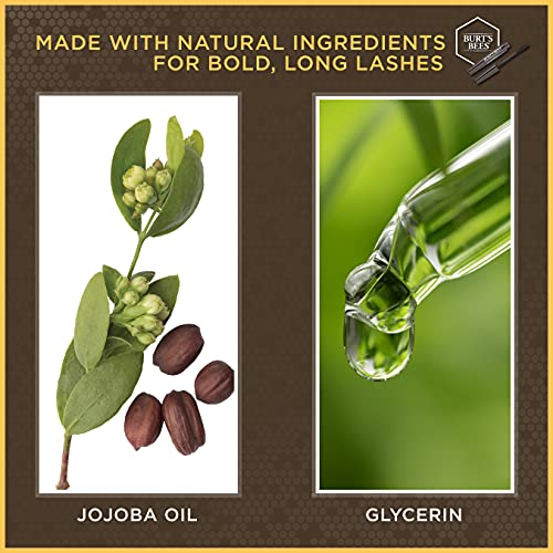 Burt's Bees 100% Natural Origin Nourishing Mascara, Black Brown - 0.4 Ounce