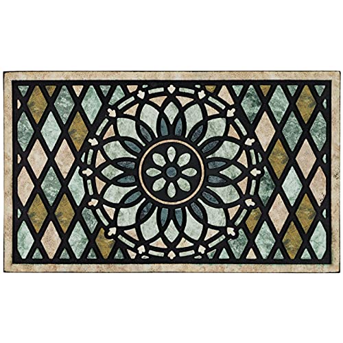 CHICHIC Door Mat Welcome Mat 17x 30 Inch Front Door Mat Outdoor for Home Entrance Outdoor Mat for Outside Entry Way…