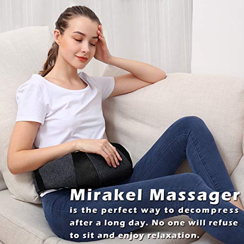 Back Massager, Shiatsu Back Neck Massager with Heat, Electric Shoulder Massager, Kneading Massage Pillow for Neck, Back…