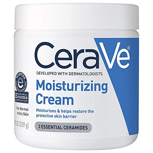 CeraVe Moisturizing Cream | Body and Face Moisturizer for Dry Skin | Body Cream with Hyaluronic Acid and Ceramides…