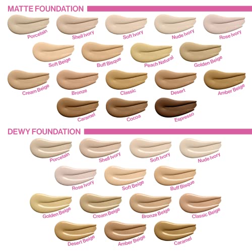 Wet n Wild Photo Focus Matte Liquid Foundation Soft Beige, Vegan & Cruelty-Free