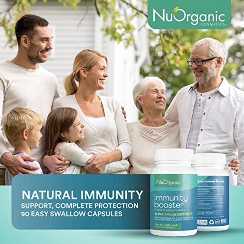 nuorganic 8 in 1 Immunity Booster Supplement Formulated by Medical Doctors with Panax Ginseng for Powerful Immune…