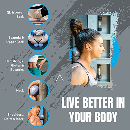 Tune Up Fitness – Alpha Ball | Larger Sized Yoga Massage Therapy Ball | Deep Tissue Myofascial Release and Pain Relief…