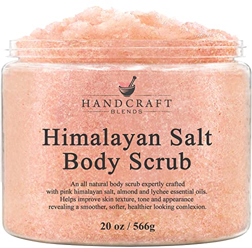 Handcraft Himalayan Body Scrub for Skin Care and Face Care 20 oz – Exfoliating Body Scrub, Face Scrub and Foot Scrub for…