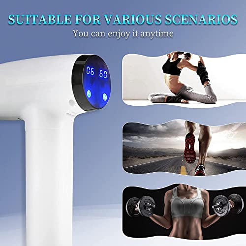 URORU Massage Gun Deep Tissue Massager Back Massager for Athletes Portable Body Muscle Massager Professional Lightweight…