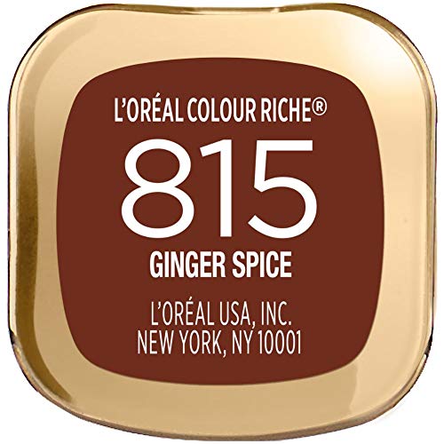 L'Oreal Paris Makeup Colour Riche Original Creamy, Hydrating Satin Lipstick, 815 Ginger Spice, 1 Count