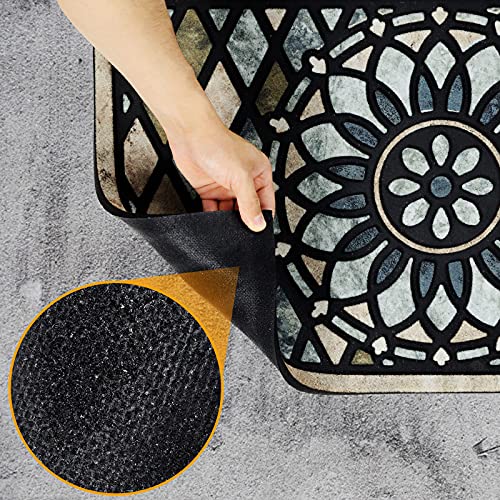 CHICHIC Door Mat Welcome Mat 17x 30 Inch Front Door Mat Outdoor for Home Entrance Outdoor Mat for Outside Entry Way…