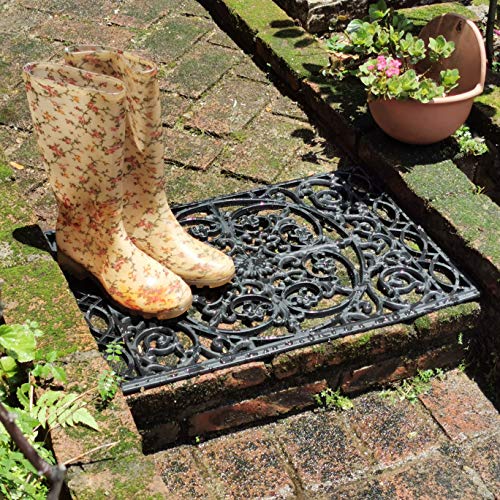 FIOZOR Original Durable Rubber Door Mat, Heavy Duty Doormat Welcome Mat for Indoor Outdoor, Waterproof, Easy Clean, Low…