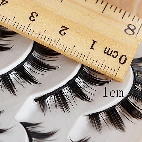DSLONG 5 Pairs False Eyelashes Japanese Style Makeup Thick Eyelash Extension,cosplay Makeup Eyelashes,reusable Lashes…